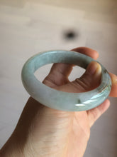 Load image into Gallery viewer, 55 mm Certified type A 100% Natural green/purple/black Jadeite bangle AT97-7557