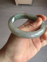 Load image into Gallery viewer, 56.2mm certified Type A 100% Natural green/red/gray/purple (FU LU SHOU) Jadeite Jade bangle BL78-8659