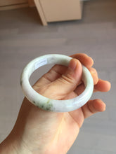 Load image into Gallery viewer, 54.4mm certified 100% natural Type A white/purple/green jadeite jade bangle BL49-6240