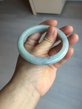 Load image into Gallery viewer, 57.5mm certified Type A 100% Natural light green/purple/black Jadeite Jade bangle BM102-5271