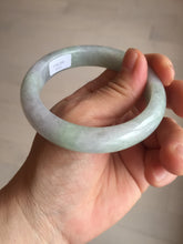 Load image into Gallery viewer, 55.5mm certified 100% natural Type A green purple red round cut jadeite jade bangle AA96-9152