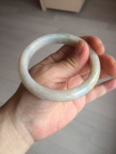 Load image into Gallery viewer, 57.5mm Certified Type A 100% Natural white/yellow/brown (golden sand) Jadeite Jade bangle BM52-7050