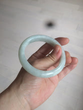 Load image into Gallery viewer, 55.5mm Certified 100% Natural type A light green Jadeite Jade bangle AX84-2843