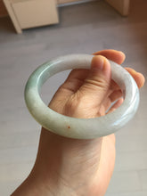 Load image into Gallery viewer, 60.4mm certified Type A 100% Natural icy watery light green/purple Jadeite Jade bangle BF145-9528