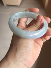 Load image into Gallery viewer, 56mm Certified Type A 100% Natural icy watery light green purple jadeite Jade bangle BK124-3398