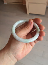 Load image into Gallery viewer, 53.8mm certified 100% natural Type A light green purple brown round cut jadeite jade bangle BS107-2542