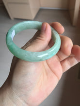 Load image into Gallery viewer, 52.9mm certified 100% natural Type A sunny green jadeite jade bangle PB163-4653