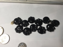 Load image into Gallery viewer, 100% Natural type A black paw Jadeite Jade pendant group BG208