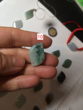 Load image into Gallery viewer, 100% natural type A jadeite jade icy Willow leaf bead KS97