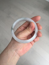 Load image into Gallery viewer, 54.4mm certified 100% natural Type A icy watery white light purple jadeite jade bangle BN8-7071