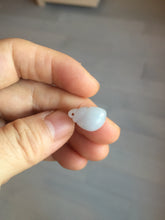 Load image into Gallery viewer, Type A 100% Natural green white purple 3D Jadeite conch pendant PD188