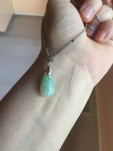 Load image into Gallery viewer, 100% natural type A icy watery sunny green purple dark green blessed melon (福瓜) Jadeite Jade pendant group PC125 Add on item. Not sale alone.