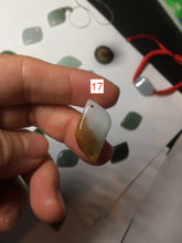 Load image into Gallery viewer, 100% natural type A jadeite jade icy Willow leaf bead KS97