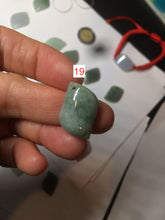 Load image into Gallery viewer, 100% natural type A jadeite jade icy Willow leaf bead KS97