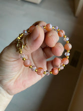Load image into Gallery viewer, 100% Natural red agate + crystal bracelet SY19 add-on item.