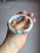 Load image into Gallery viewer, 59mm certified 100% natural Type A green purple yellow(FU LU SHOU) white jadeite bangle PD159-6290