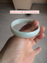 Load image into Gallery viewer, 52.8mm certified 100% natural Type A light green red yellow gray thin jadeite jade bangle group GL20