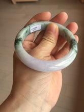 Load image into Gallery viewer, 56mm certified 100% natural Type A light green brown purple jadeite jade bangle AA31-4076
