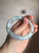 Load image into Gallery viewer, 53.4mm Certified Type A 100% Natural green/white/purple Jadeite Jade bangle AX42-7719