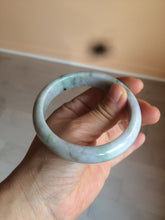Load image into Gallery viewer, 58.5mm 100% natural type A certified light green/purple jadeite jade bangle Y140-0720