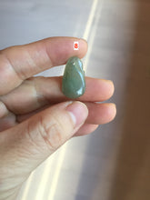 Load image into Gallery viewer, 100% Natural type A light green Jadeite Jade blessed melon pendant PC124-10