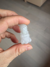 Load image into Gallery viewer, 100% Natural white light green jadeite Jade baby Buddha (宝宝佛) pendant group AU19