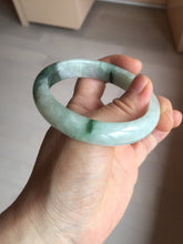 Load image into Gallery viewer, 57mm 100% natural Type A sunny green white purple jadeite jade bangle BN5-8234