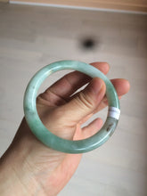 Load image into Gallery viewer, 58mm certified 100% natural type A green round cut jadeite jade bangle AY8-6177