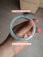 Load image into Gallery viewer, Sale! Type A 100% Natural dark green/white/black Jadeite Jade bangle with defects group 3