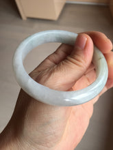 Load image into Gallery viewer, 54.5mm Certified Type A 100% Natural sunny green/dark green Jadeite Jade bangle AM96-2727