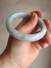 Load image into Gallery viewer, 55.5mm certified 100% natural Type A green purple red round cut jadeite jade bangle AA96-9152