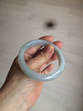 Load image into Gallery viewer, 56.4mm 100% natural Type A icy light green/purple jadeite jade bangle AX52-0307