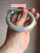 Load image into Gallery viewer, Sale! Certified type A 100% 55-61mm Natural green/white/purple Jadeite bangle group AG6