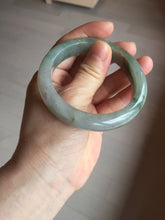 Load image into Gallery viewer, 56.2mm certified Type A 100% Natural green/red/gray/purple (FU LU SHOU) Jadeite Jade bangle BL78-8659