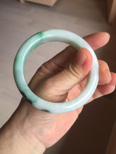Load image into Gallery viewer, 57.4mm certified 100% natural type A sunny green/purple/yellow jadeite jade bangle BN102-7712