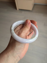 Load image into Gallery viewer, 58.5mm Certified Type A 100% Natural green/purple/white Jadeite Jade bangle BM88-4502