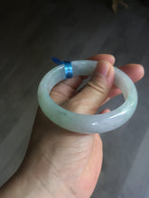 Load image into Gallery viewer, 56mm certified 100% natural icy watery sunny green purple jadeite jade bangle BN57-06970