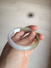 Load image into Gallery viewer, 50mm Certified Type A 100% Natural green brown black purple  oval Jadeite Jade bangle AX60-7545