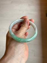 Load image into Gallery viewer, 56.9mm certified 100% natural Type A sunny green jadeite jade bangle L150-5348