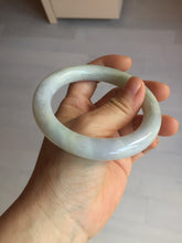 Load image into Gallery viewer, 58.5mm certified Type A 100% Natural light green yellow purple chubby round cut Jadeite Jade bangle Y168-3701