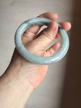 Load image into Gallery viewer, 59mm Certified Type A 100% Natural green gray purple Jadeite Jade bangle AH95-4489