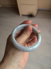 Load image into Gallery viewer, 54mm Certified type A 100% Natural sunny green/white/purple/red (Fu Lu Shou) chubby Jadeite bangle AZ132-9660