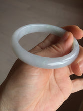 Load image into Gallery viewer, 52mm certified Type A 100% Natural green/purple/white oval Jadeite Jade bangle BM57-0280