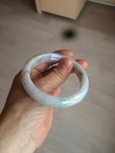 Load image into Gallery viewer, 57mm Certified Type A 100% Natural light yellow/purple/green(FU LU SHOU) Jadeite Jade bangle BK20-0756