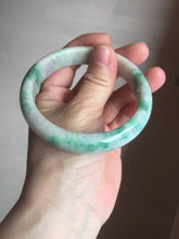Load image into Gallery viewer, 59.2mm Certified Type A 100% Natural green purple Jadeite Jade bangle S86-7051
