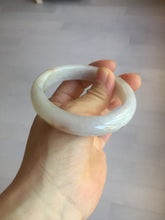 Load image into Gallery viewer, 56mm certified 100% natural type A icy watery white red purple jadeite jade bangle AH98-0544