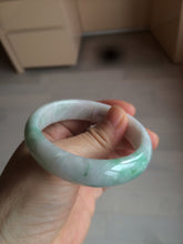 Load image into Gallery viewer, 51.5mm Certified Type A 100% Natural sunny green oval Jadeite Jade bangle AZ131-4139