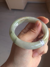 Load image into Gallery viewer, 53.2mm certified type A 100% Natural green/yellow/purple/gray Jadeite Jade bangle G109-3537
