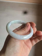 Load image into Gallery viewer, 52mm Certified Type A 100% Natural light green/brown/purple Jadeite Jade bangle AQ63-1641