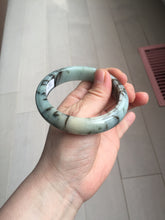 Load image into Gallery viewer, 58mm certified Type A 100% Natural light green/blue/dark green bamboo forest Jadeite Jade bangle BK132-(5294)